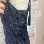 House of Harlow  Women's 1960 Damask Tie Shoulder Velvet Mini Dress Black Size M Photo 7