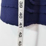 Rachel Parcell Navy Knitted A-line Dress Scalloped Details Photo 11