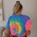 😍😍 Cutest Super Cropped Cut Tie Dye Maui Hawaii T Shirt Size M Photo 2