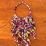 Boho Chic Colorful Fashion Statement Beaded French Wire Closure Dangle Earrings Pink Photo 5