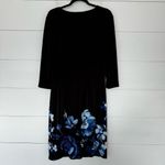 Lauren Ralph Lauren Dress Women’s 12 Black Floral Dress Career Work Wear Photo 3