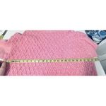 Talbots  Women’s Plus Size 2X Pink Cable Knit Cotton Sweater Mock Neck Stretch Photo 10