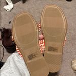 Universal Threads Dolce Vita Red and White Chevron Sandals Photo 2