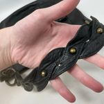 Betsey Johnson Betsy Johnson Vintage Black Vegan Leather Western Horseshoe Shoulder Bag Photo 5