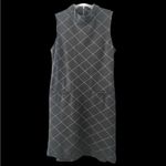 Sharagano  Sleeveless‎ Dress Gray/White Size 6 Photo 8