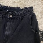 ZARA Black Paperbag Mom Jeans Photo 5