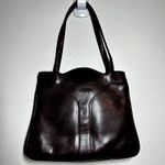 Vintage Shoulder Bag Purse Swivel Mirror Faux Patent Leather Red 12"x10"x3.5" Photo 2