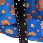 Kathryn Pajama Set Short Sleeve Top & Shorts Blue Floral L Size L Photo 10