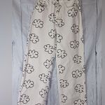 Floral Print Off White Jeans Size 25 Photo 0
