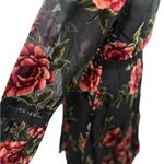 Forever 21 NWT Y2K Sheer Floral Burnout Tiered Dress Boho Fairy-Grunge Whimsigoth Coquette Photo 4