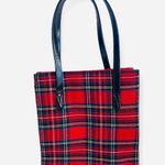 Womens Linea Pelle Plaid Small Handbag Purse Photo 0