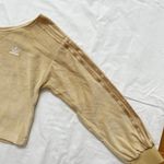 Adidas Originals Velour Off the Shoulder Sweatshirt Photo 9