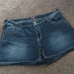 Angels Dark Denim Blue Jean Shorts Size 16 Photo 14