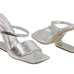 Cult Gaia Silver Women's Shoes Photo 2