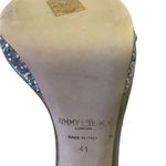 Jimmy Choo  Misty Silver Glitter Sandals Photo 4