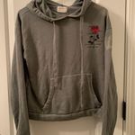 Urban Nation Women's Rose Print Hoodie Sweatshirt Pullover Size Medium Green Photo 0