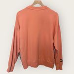 Puma Medium Coral Orange Long Sleeve Crewneck Pullover Sweater Photo 3