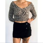 Love Tree Black Suede Skort/Skirt • Women’s S Photo 2