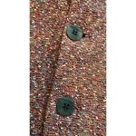 Missoni RARE Vintage Knit Sweater Blazer Shacket Orange Tag Size 52 (US 16) Photo 4