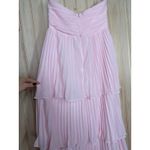 Lulus NWOT  Seriously Sensational Light Pink Strapless Tiered Maxi Dress Size M Photo 6