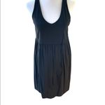 Sonoma  Little Black Dress Scoop Neck Faux Wrap Skirt Size XS Photo 1