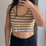 Madewell Ribbed Scoop Tank Top Hermann Stripe (XSmall) Photo 3