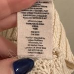 Free People Cable Knit Slouchy Hooded Cardigan Sweater Size Small Photo 4