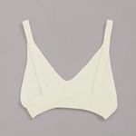 SheIn White Sweater Bralette Photo 1