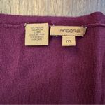 Arden B bell sleeve burgundy, V neck top, size M Photo 9