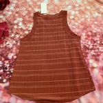 Sienna Sky Orange Striped Tank Top Photo 3