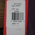 Monique Lhuillier NWT Purple Hi Lo Dress Gown Photo 8