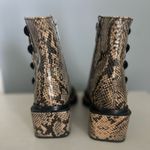 Free People Charlotte Corset Snake Print Lace Up Boots size 36 Photo 4