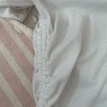 ZARA  Cream Ribbed Short Sleeve Tee Photo 1