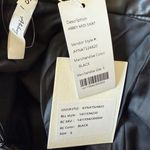 NWT Abbey faux leather black midi skirt, size S. Photo 5