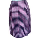 Ann Taylor NWT Vintage  Pink & Navy Wool Blend Tweed Pencil Skirt Sz 10‎ Photo 3