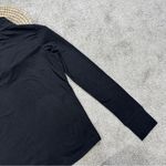 feat Women’s Half Zip Pullover Longsleeve Shirt High Neck in Black Size S Photo 8