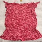 Michael Kors  Red Floral Crop Top NWOT Photo 4