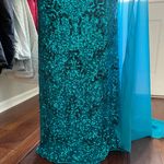 Blue Prom / Pageant Gown Size 6 Photo 2