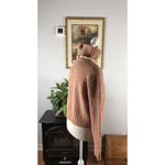 Sincerely Jules  Half Zip Cropped Pullover Pink Size Small Long Sleeve High Neck Photo 7