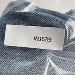 Risen High Rise Crossover Straight Leg Distressed Jeans Light Wash Size 7/28 Blue Photo 11