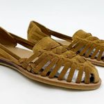 Nisolo Huarache Sandal Suede Leather Tan Almond Size 8.5 Photo 0