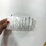 Lovers + Friends  Bride Clutch Bag in Ivory Rhinestone Photo 8