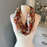 infinity Sheer Floral Scarf  Lightweight Photo 3