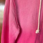 American Eagle  Pink Ombre Zip-Up Hoodie Size Large Photo 1