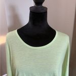 Orvis  Women Trout Bum Long Sleeve Lightweight‎ Scoopneck T-Shirt Stripe Green XL Photo 1