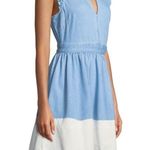 Kate Spade  • Blue Cream Dip Dye Denim Dress Photo 11