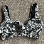 Aerie Black Polka Dot Bikini Top Photo 0