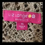 Liz Lange size XL golden brown sweater cardigan Photo 7