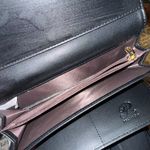 SheIn Black Quilted Clutch with Gold Accent Photo 5