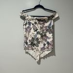 Free People Intimately Body Suit Size Large Floral Off Shoulders Photo 4